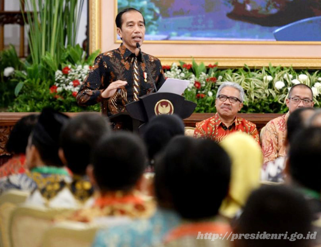 Konferensi Nasional HTN ke-6 dbuka oleh Presiden Ir Jokowi di Istana Negara.